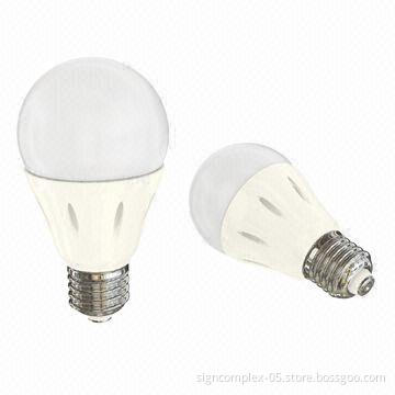 6W LED Globe Bulbs with Up to 50,000-hour Long Lifespan and 70% Energy-saving